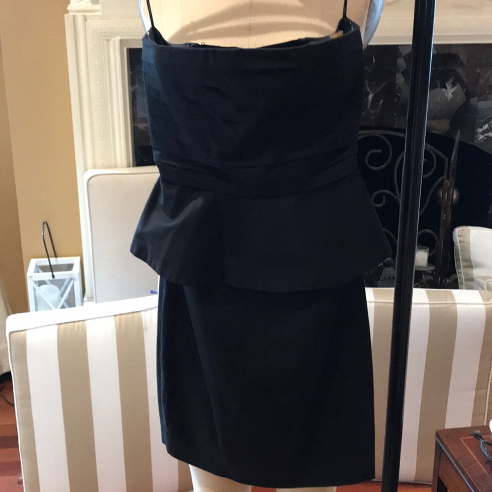 Alice+Olivia black dress with unusual back